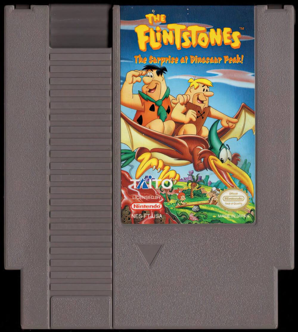 Лицензионный картридж Flintstones, The - The Surprise at Dinosaur для NES